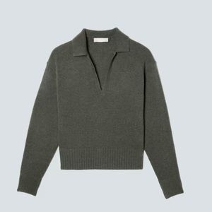 Everlane Cashmere Polo Sweater